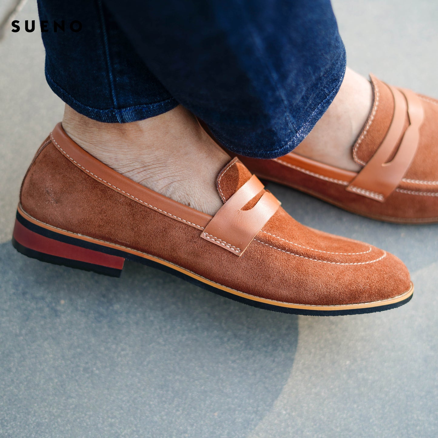 Men's Suede Penny Loafer