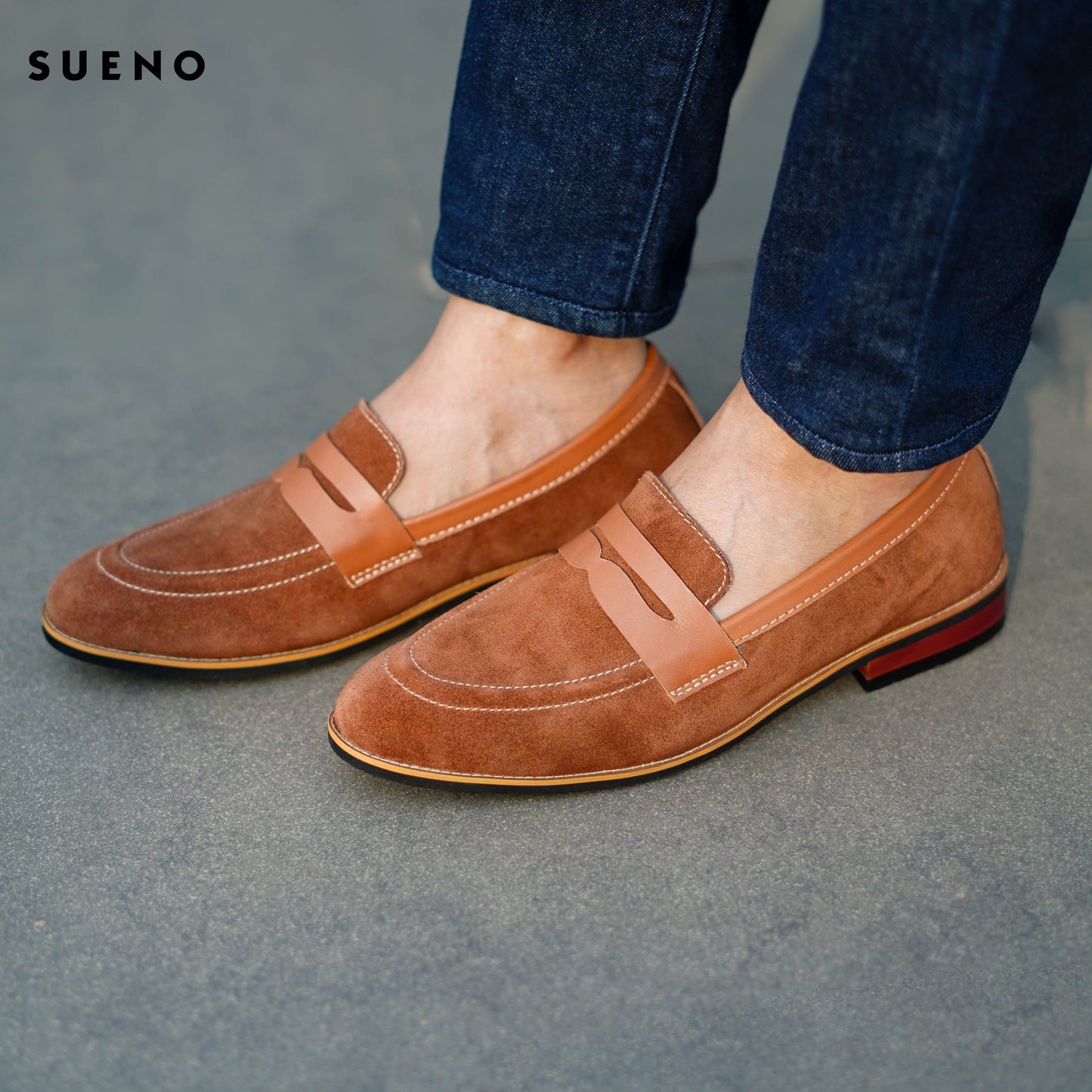 Men's Suede Penny Loafer