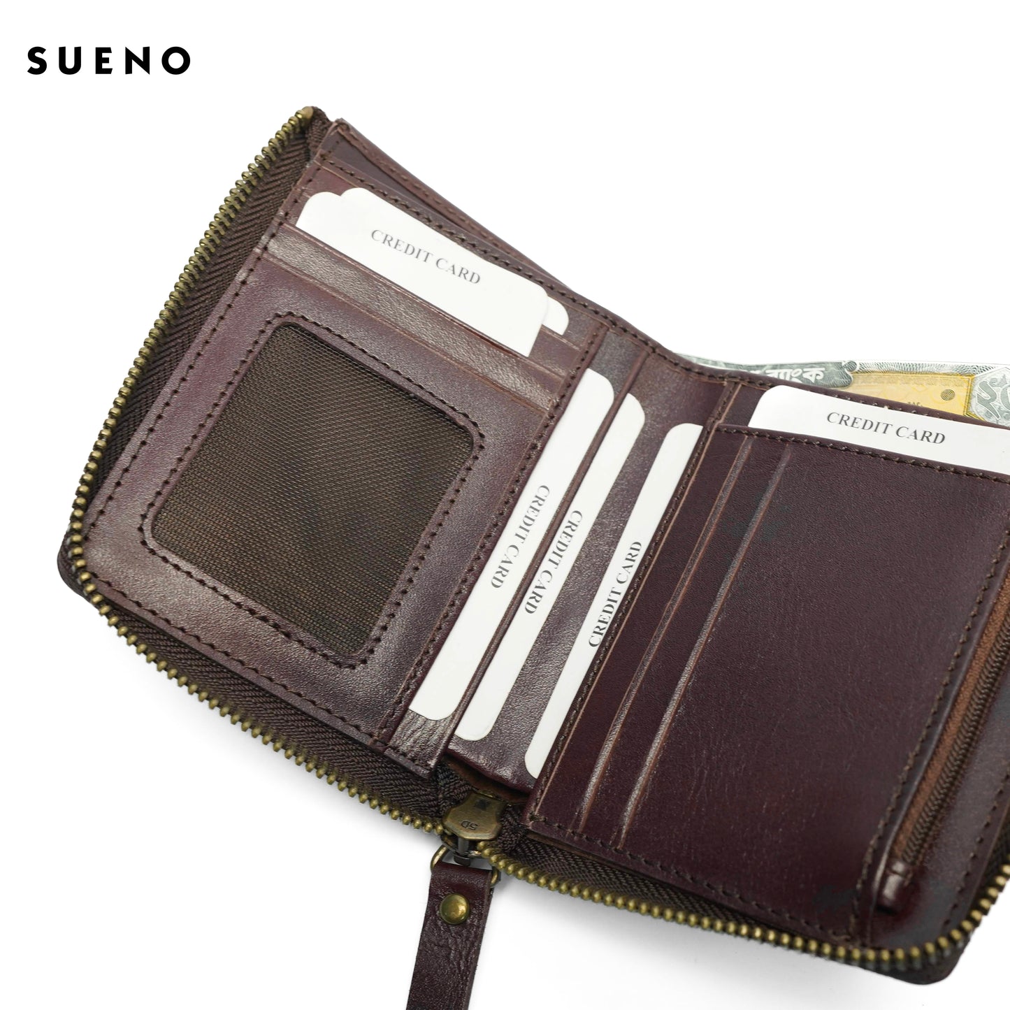 Bi-fold Zipper Wallet