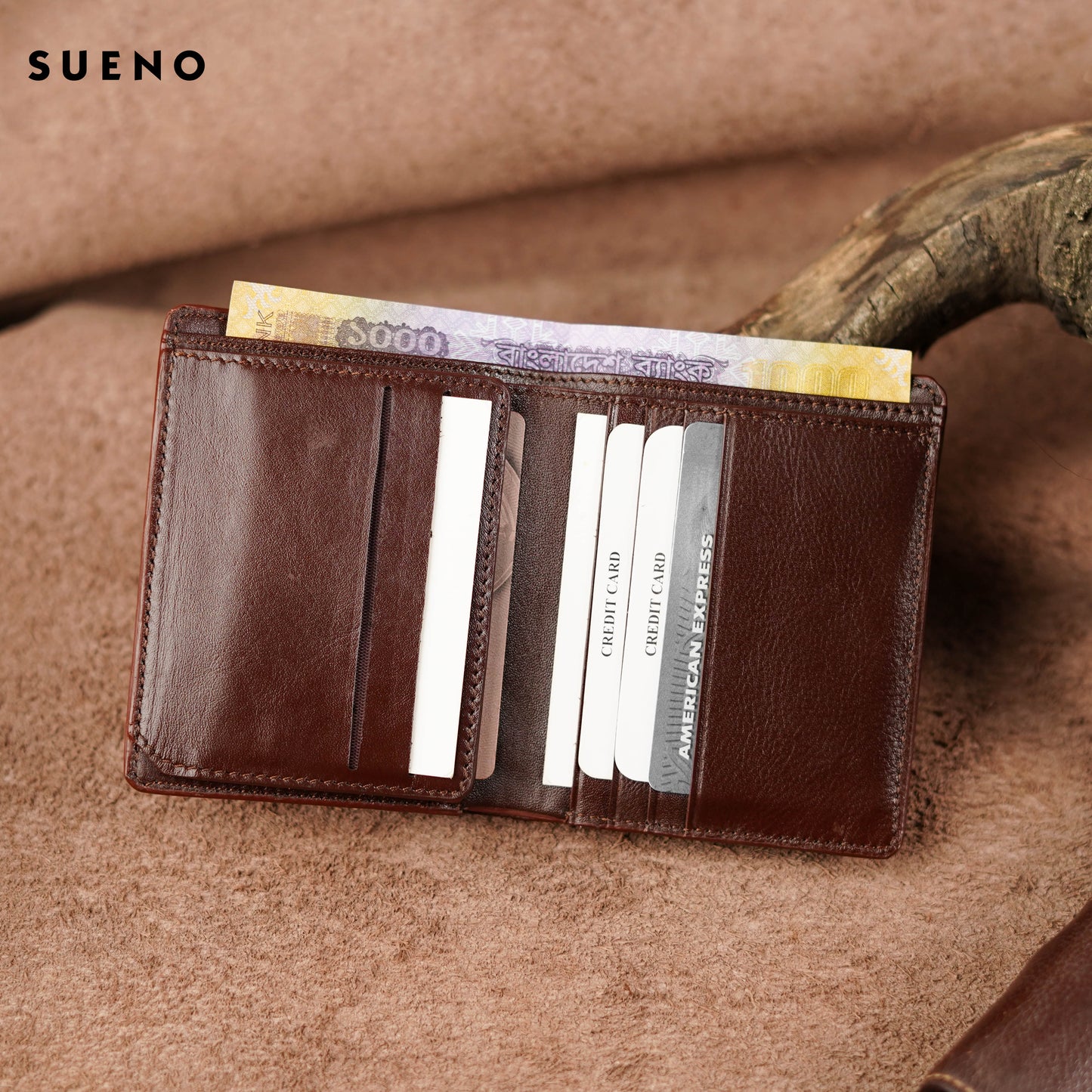 Bi-fold Leather Wallet