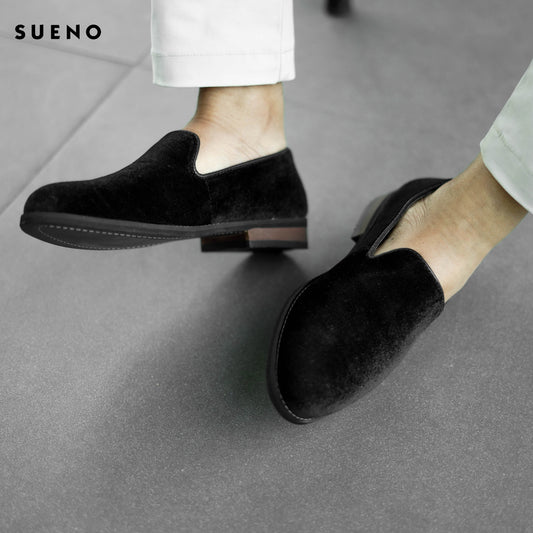 Men's Velvet Loafer Shoe