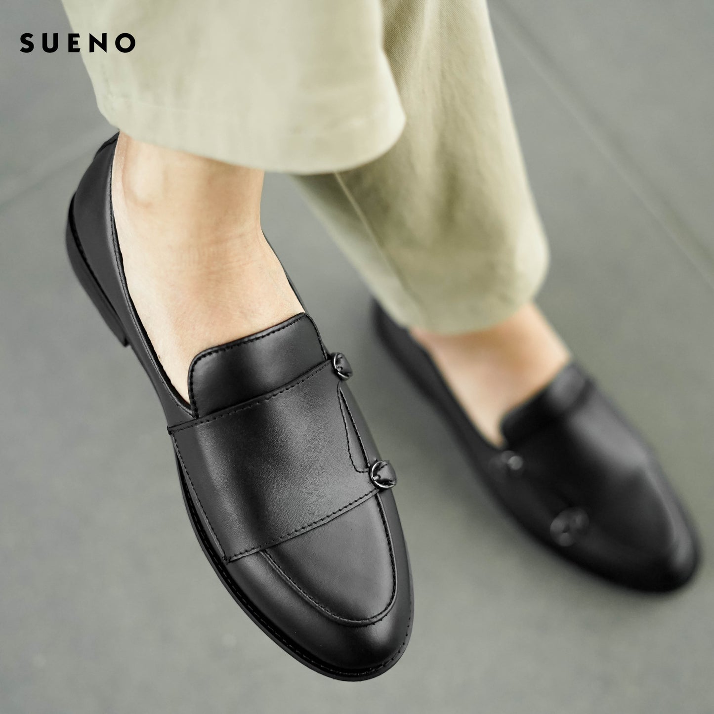 Men's Double Monk Shoe