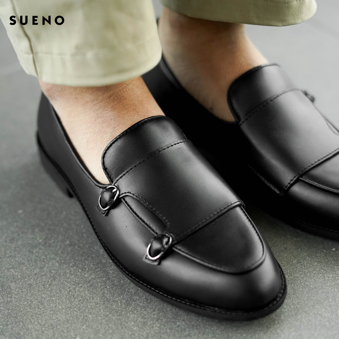 Men's Double Monk Shoe